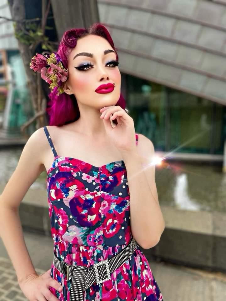"My One and Only Frock" Floral Silk Dress, by Alannah Hill