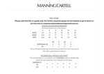 Manning Cartell Size Chart