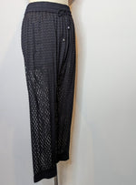 Sass & Bide Relaxed Black Sheer Shorts / Jogger Pants
