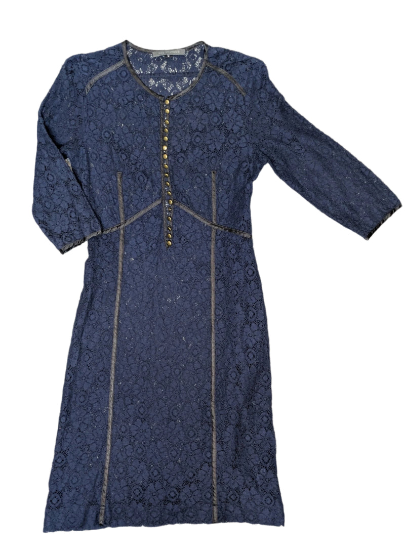 Kate Sylvester NZ Blue Lace Dress Re_find Preloved Kate Sylvester NZ Blue Lace Dress Re_find Preloved