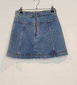 AJE Denim Pocket Mini Skirt
