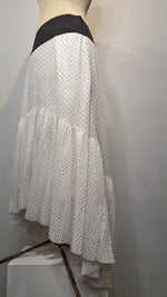Vintage White Tulle Polka Dot Skirt