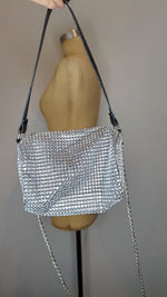 Silver Embellished Mini Bag