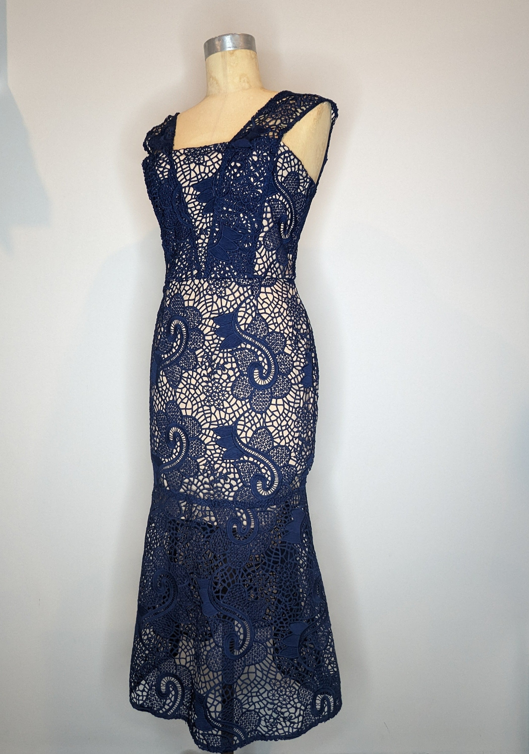 Cooper Street Blue Lace Formal Dress Re_find Preloved Cooper Street Blue Lace Formal Dress Re_find Preloved