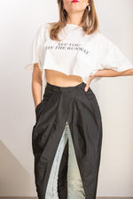 Sass & Bide Black Silk Maxi Skirt