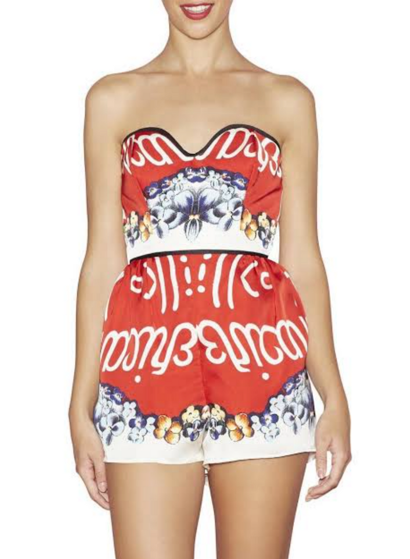Alice McCall Amber Absolute Floral Playsuit