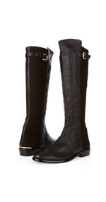 Coach Brown Leather Knee High Riding Boots