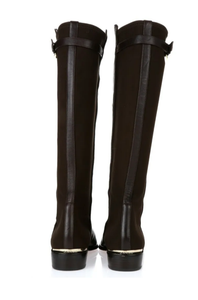 Coach Brown Leather Knee High Riding Boots 6
