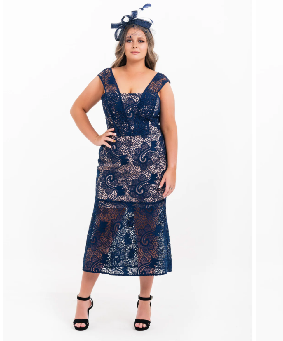 Cooper Street Blue Lace Formal Dress – Re_find Preloved