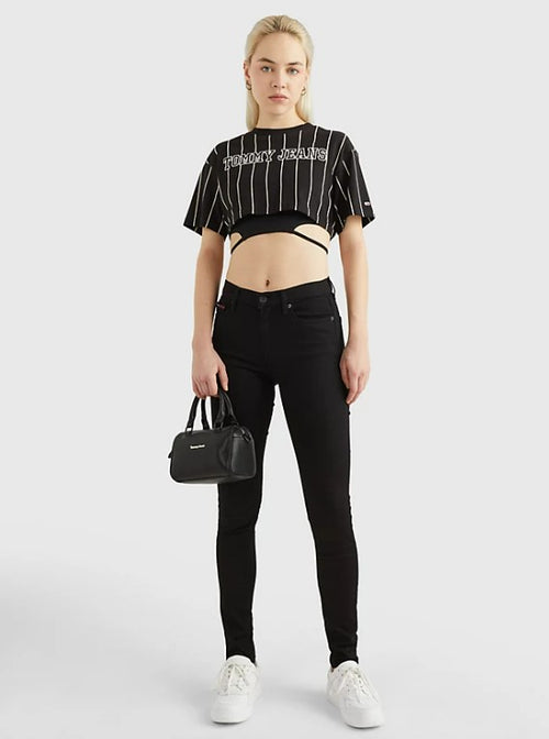 Nora mid Rise Skinny Fit Black Jeans