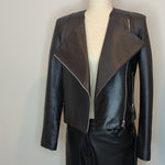 Texas Johnny Black Leather Jacket