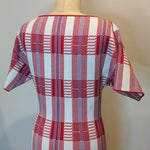 Scanlan Theodore Check/Gingham Structured Crepe Knit Dress