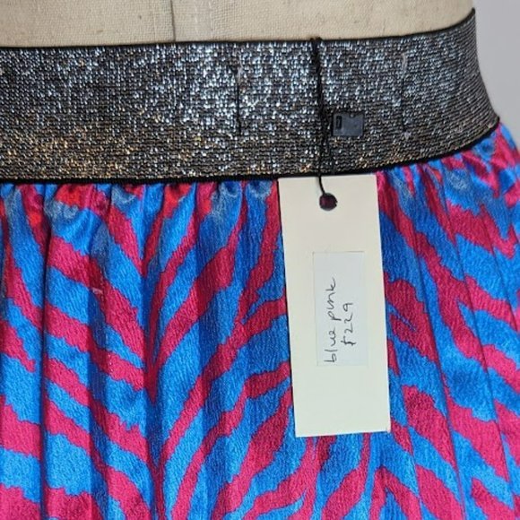 Frankie's Melbourne Bright Print Pleated Midi Skirt