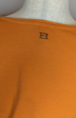 Escada Orange 'Amber' Cotton Stretch Tshirt