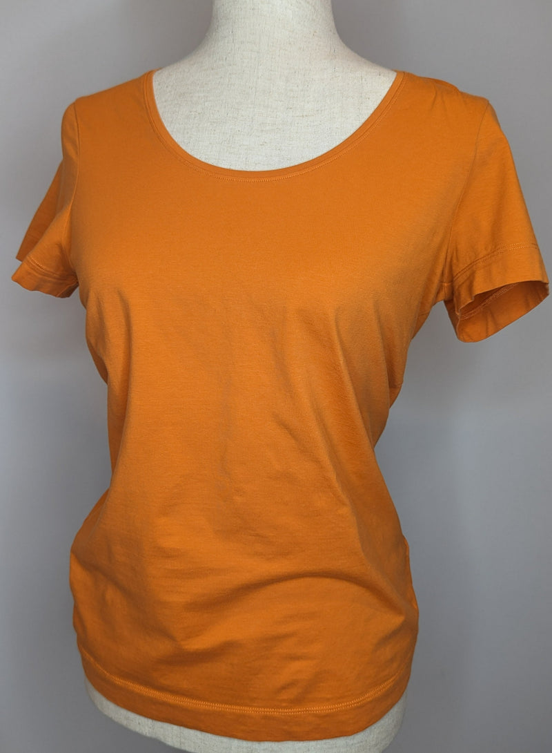 Escada Orange 'Amber' Cotton Stretch Tshirt