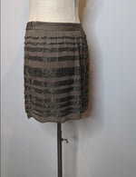 Club Monaco Silk Beaded Skirt