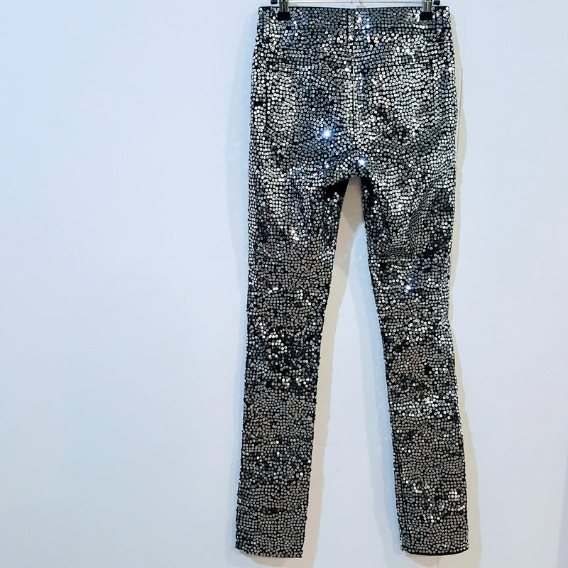SAINT LAURENT Sequin-Embellished Skinny Jeans