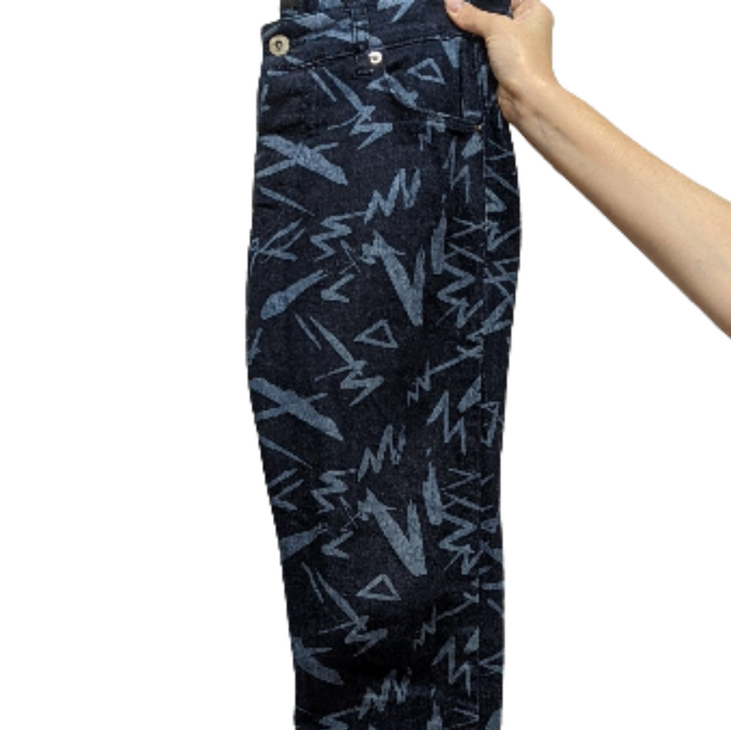 Asos Printed Graphic Jeans