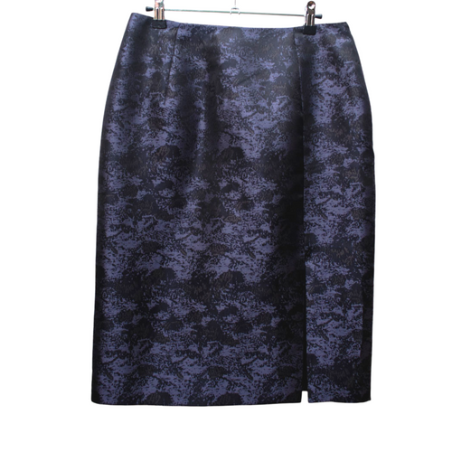 Aurelio Costarella Texture Black and Purple Skirt