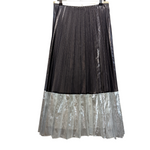 Easton Pearson Metallic Pleated Skirt