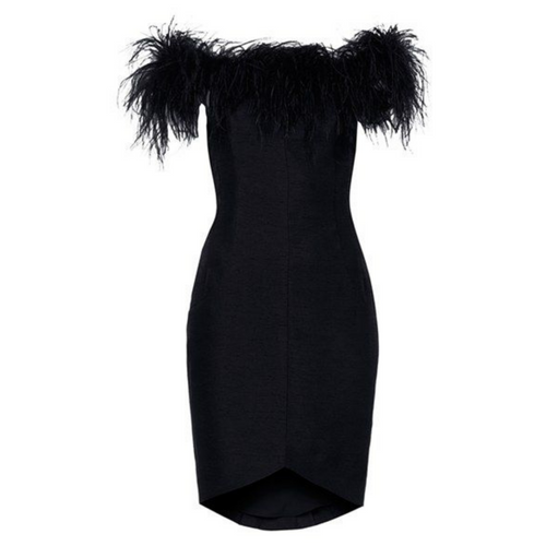 Kate Moss X Topshop Limited Edition Cocktail Ostrich Feather Dress