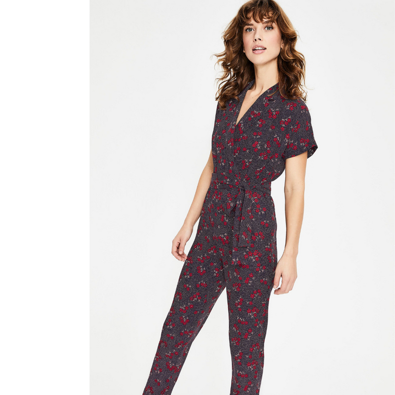 Boden Frederica 'Daisy Field' Floral Print Jumpsuit