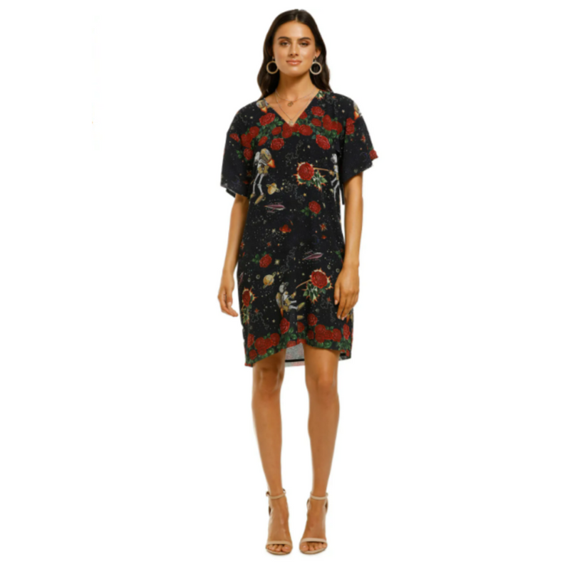 COOP BY Trelise Cooper 'Shift Off' Space Floral Shift Dress