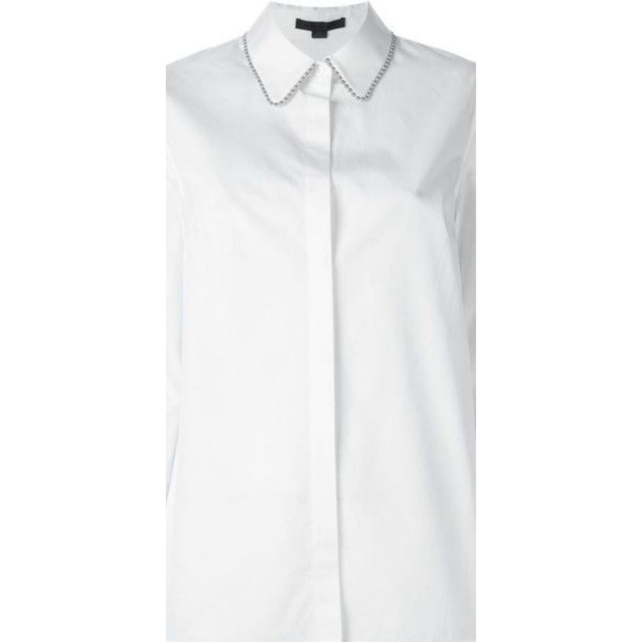 Alexander Wang Sleeveless Shirt/ Shirtdress, Silver Chain Alexander Wang Sleeveless Shirt/ Shirtdress, Silver Chain