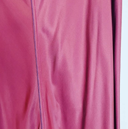 Baz Inc Pink Slip Contrast Stitching Detail Midi Skirt