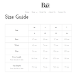 Baz Inc Size Chart Re_find Preloved