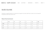 Bec & Bridge Size chart Bec & Bridge Floral Ruched MeshTop Anais