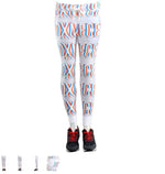 Dimepiece LA Blurred Logo Sweat Pants (White/Multi)