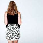 Minkpink Leopard Denim Mini Skirt