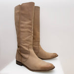 Lokas Leather Two Tone Tan Boots