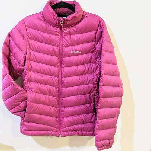 800 FILL Pink Lightweight Down Puffer jacket, by Marmot 