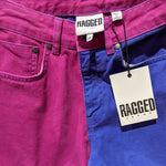 The Ragged Priest Equilibrium Jeans- Purple Pink & Purple Quarter Panelled Jeans