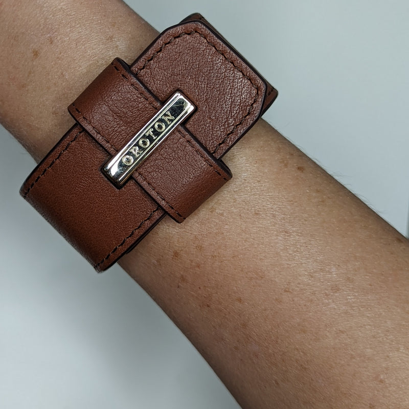 Oroton Leather Wrist Cuff