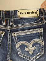 Rock Revival Alanis Low Rise Skinny Jeans With Diamantes