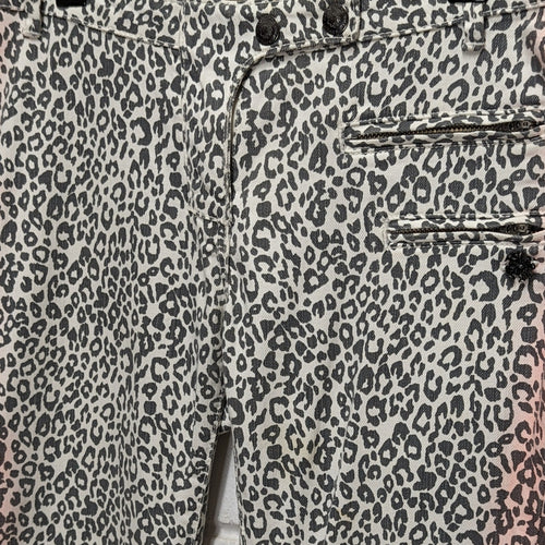 Maison Scotch Leopard Print Jeans Multicolour