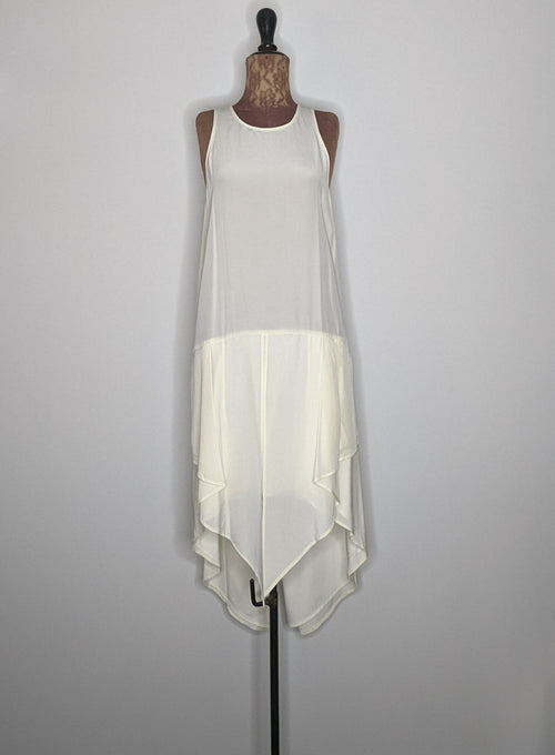 Sass & Bide Cream Silk Panel Dress / Top