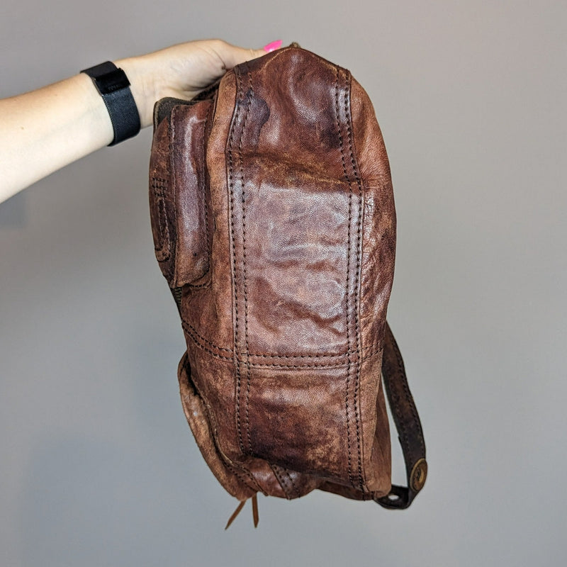 Lucky Brand Vintage Inspired Leather Hobo Stash BagLucky Brand Vintage Inspired Leather Hobo Stash Bag