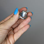 Silver Unisex Locket Ring
