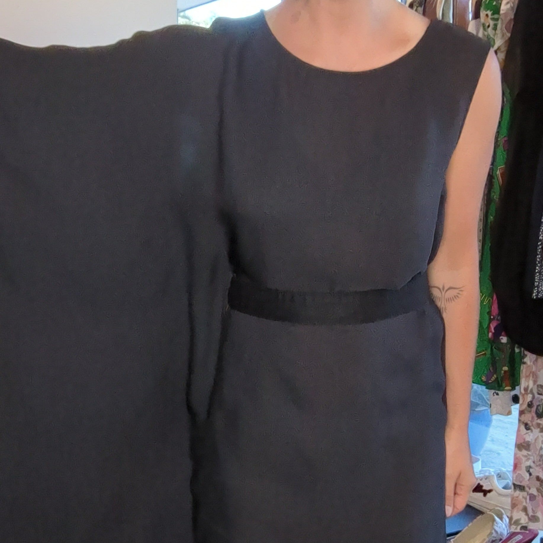 Sass & Bide Asymmetric Silk Belted Mini Dress Re_find Preloved Sass & Bide Asymmetric Silk Belted Mini Dress Re_find Preloved