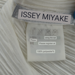 Issey Miyake White Basic Pleats Please Short Sleeve Top
