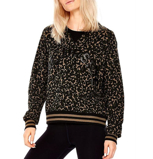 The Upside Leopard Print Camo Sweatshirt
