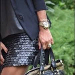 Zara Black ‘Leather’ Skirt
